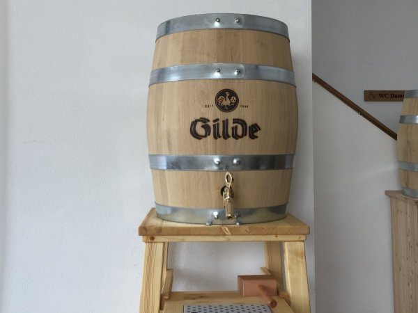Bierfass, Holzkeg 50 Liter  mit VA Blase Keg aus Holz
